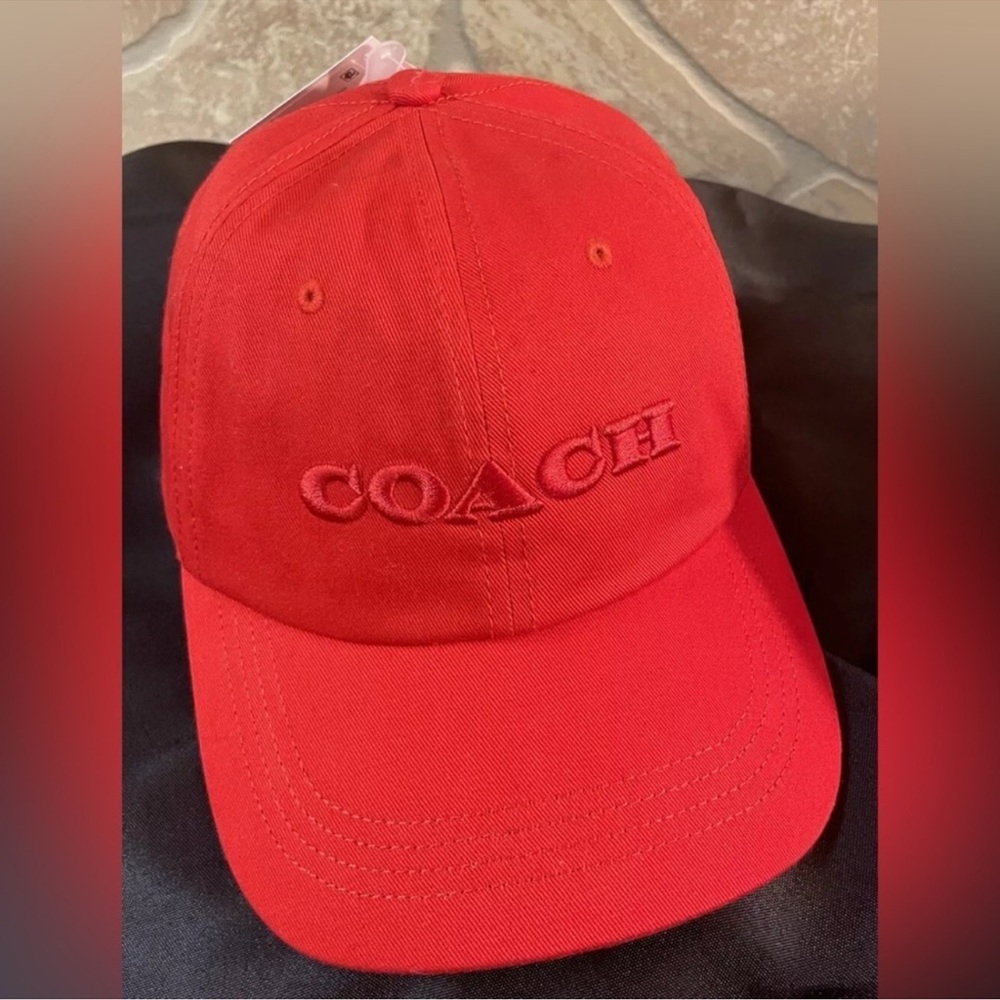 Coach Women’s Red Ball Cap